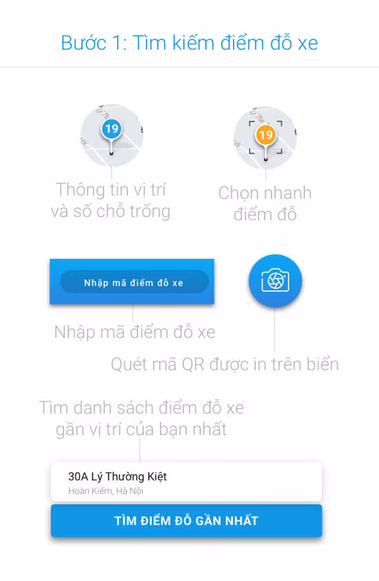 Mách bạn cách dùng ứng dụng iParking tìm kiếm điểm đỗ ô tô qua smartphone ảnh 2 Mách bạn cách dùng ứng dụng iParking tìm kiếm điểm đỗ ô tô qua smartphone ảnh 2