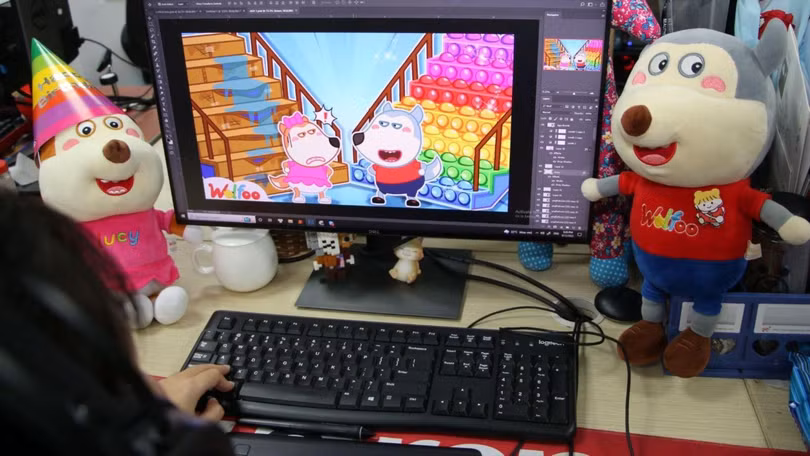 Phim hoạt hình Wolfoo sản xuất tại studio của Sconnect.
