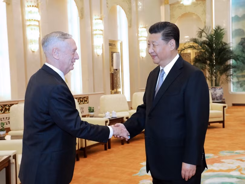 Ông Tập Cận Bình tiếp ông James Mattis.
