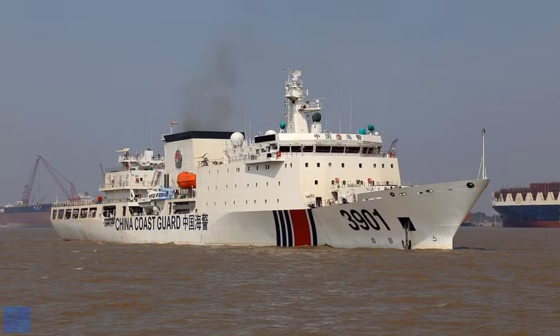 Hải cảnh 3901 - một trong những con tàu có trọng tải 12 ngàn tấn.