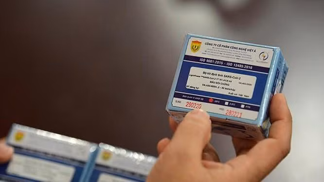 Kit xét nghiệm Việt Á (Ảnh - VT)