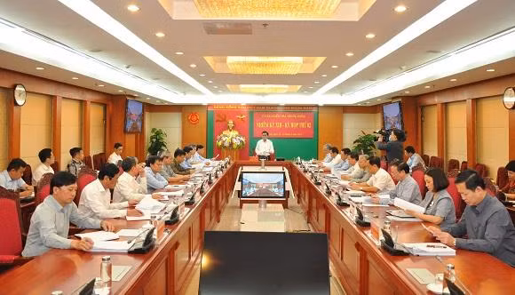 Toàn cảnh Kỳ họp thứ 2 của Uỷ ban Kiểm tra Trung ương. 