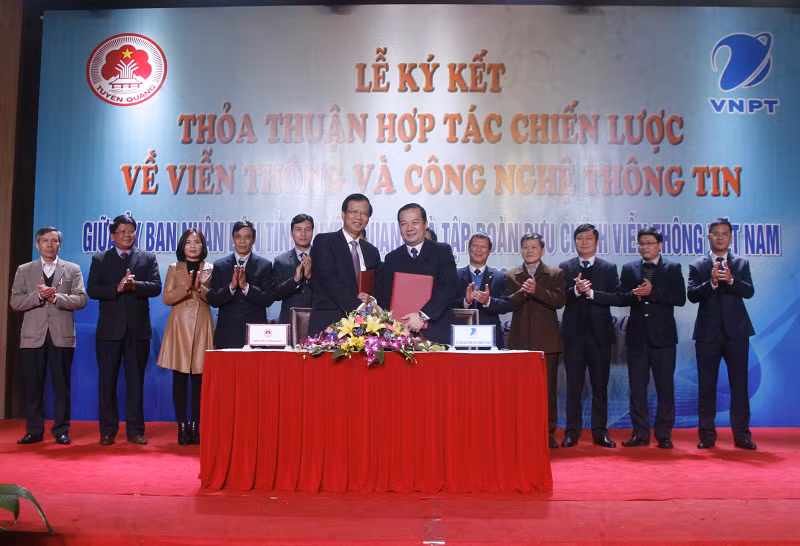 VNPT sẽ hợp tác với tỉnh Tuyên Quang trong phát triển nguồn nhân lực VT-CNTT. Ảnh: Quỳnh Thúy.