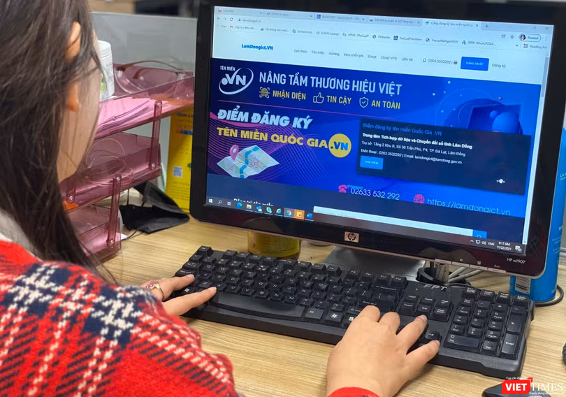 Tỷ lệ doanh nghiệp có website sử dụng tên miền quốc gia “.vn” hiện là một trong những chỉ số đánh giá chuyển đổi số cấp tỉnh.