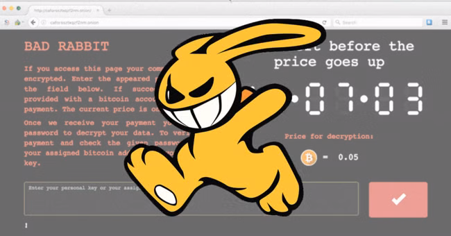 Bad Rabbit”, mã độc này là minh chứng mới nhất cho thấy tội phạm mạng đang dùng ransomware để moi tiền từ các nạn nhân trên toàn cầu. (Ảnh: CNN)