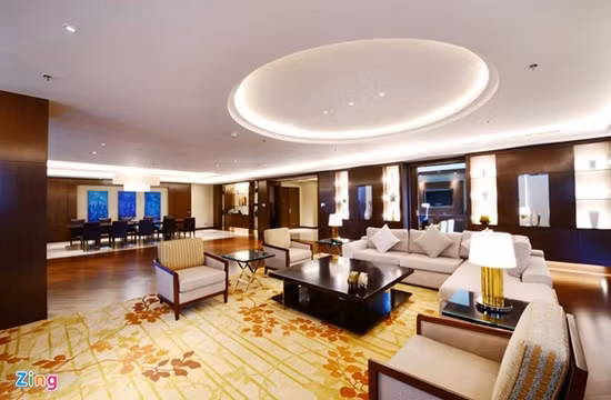 Đột nhập phòng khách sạn 7.000 USD/đêm Tổng thống Obama ở tại Hà Nội ảnh 3 Đột nhập phòng khách sạn 7.000 USD/đêm Tổng thống Obama ở tại Hà Nội ảnh 3