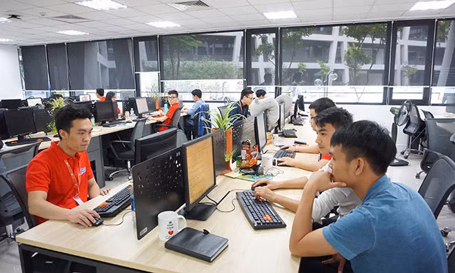 Ông Hoàng Nam Tiến: "Với ngành phần mềm chúng tôi, cứ 100 USD xuất khẩu thì có 84 - 86 USD do người Việt Nam làm ra". Ảnh minh hoạ: Internet