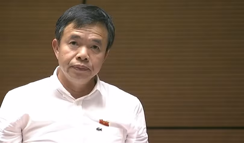 Đại biểu Nguyễn Tiến Nam (đoàn Quảng Bình) - Viện trưởng Viện Khoa học hình sự Bộ Công an.