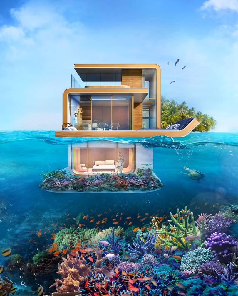 Chiêm ngưỡng nhà dưới nước cực độc ở Dubai ảnh 1 Chiêm ngưỡng nhà dưới nước cực độc ở Dubai ảnh 1