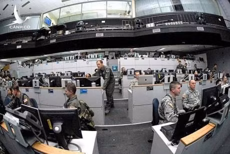 Lực lượng Cyber Command tại một trụ sở ở Mỹ.