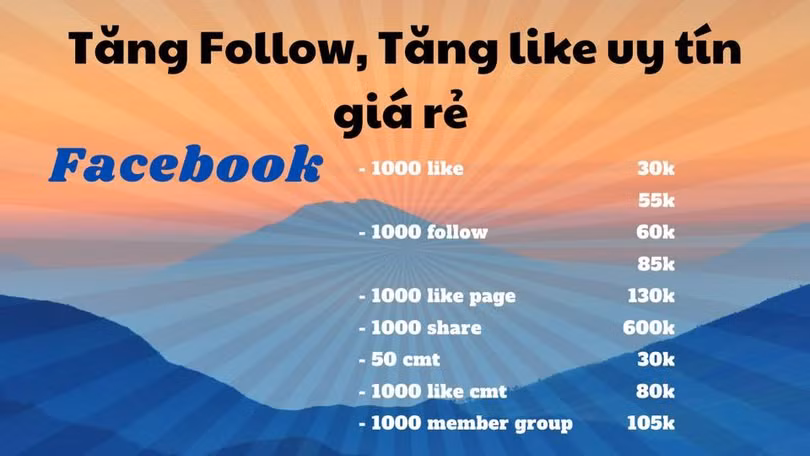 Nhận quảng bá tăng follow, tăng like Nhận quảng bá tăng follow, tăng like