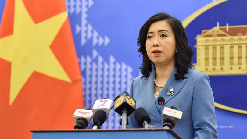 Người Phát ngôn Bộ Ngoại giao Việt Nam Lê Thị Thu Hằng.