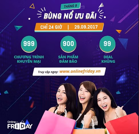 Online Friday tháng 9 sẽ diễn ra vào 29/9 tới ảnh 1