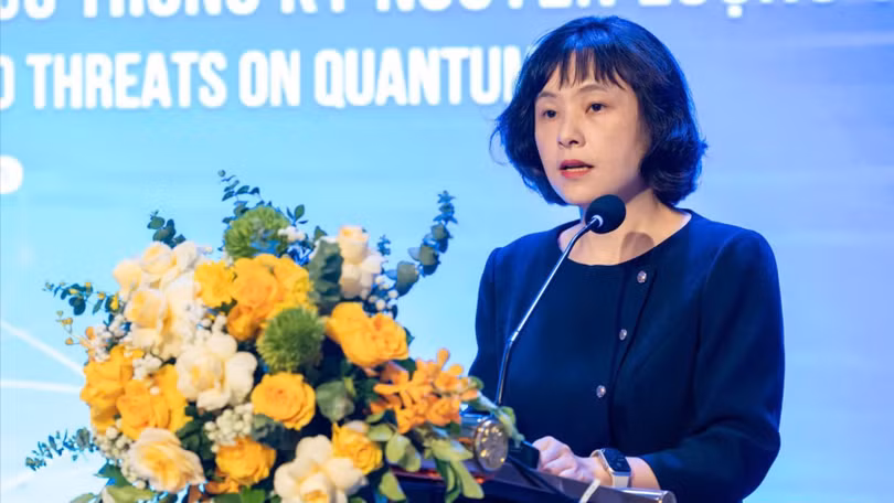Bà Tô Thị Thu Hương cho biết dịch vụ tin cậy – đặc biệt là chữ ký số chính là mắt xích quan trọng, cốt lõi để xây dựng niềm tin số.
