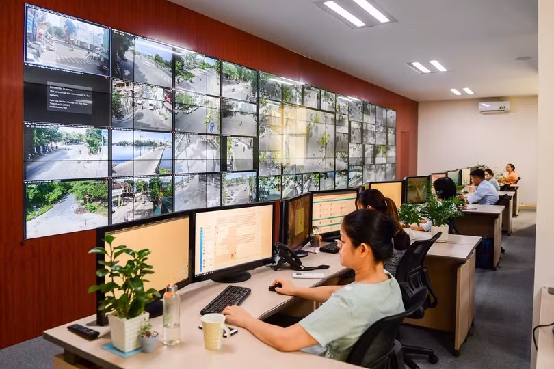 Trung tâm điều hành đô thị thông minh tại Huế.