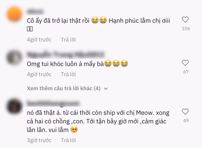 Rất nhiều fan hâm mộ xúc động trước sự trở lại của Phạm Hương