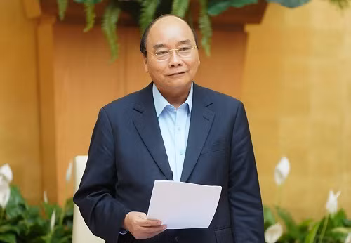 Thủ tướng Nguyễn Xuân Phúc phát biểu tại Hội nghị. Ảnh: VPCP.