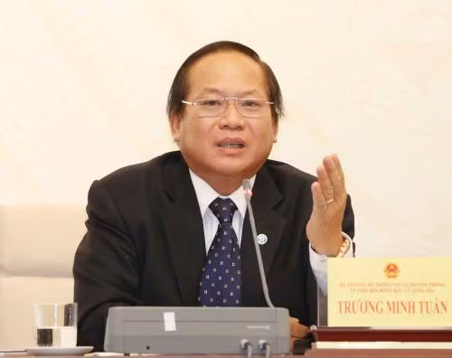 Bộ trưởng Bộ Thông tin - Truyền thông Trương Minh Tuấn.