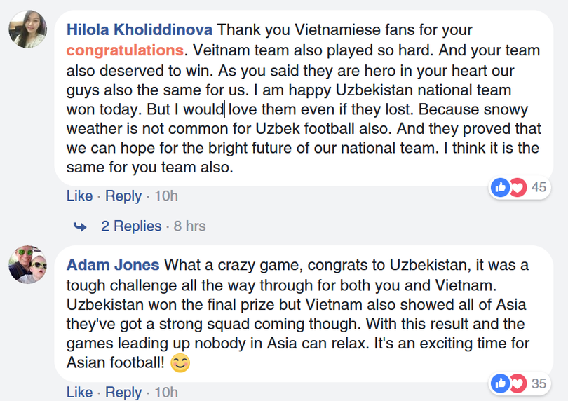 Fan quốc tế khâm phục Việt Nam sau trận chung kết AFC U23 ảnh 2