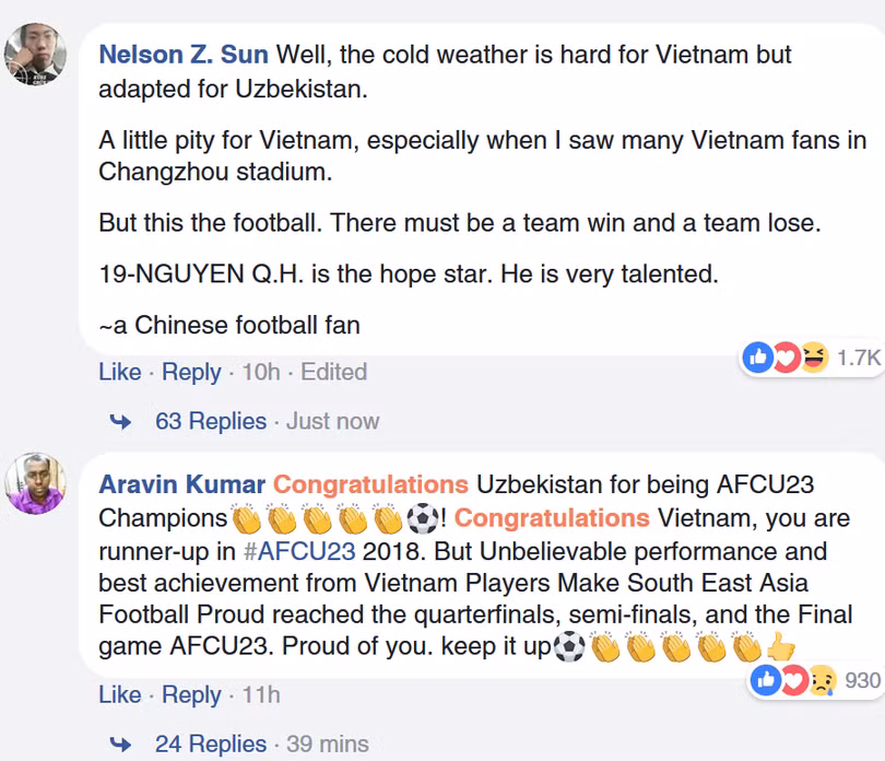 Fan quốc tế khâm phục Việt Nam sau trận chung kết AFC U23 ảnh 6