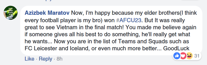 Fan quốc tế khâm phục Việt Nam sau trận chung kết AFC U23 ảnh 8