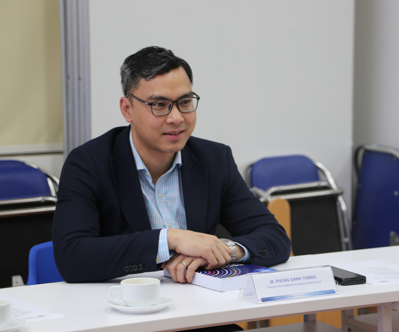 Ông Phùng Danh Thắng - Viện trưởng Khoa Quốc tế Pháp ngữ (ĐHQGHN)