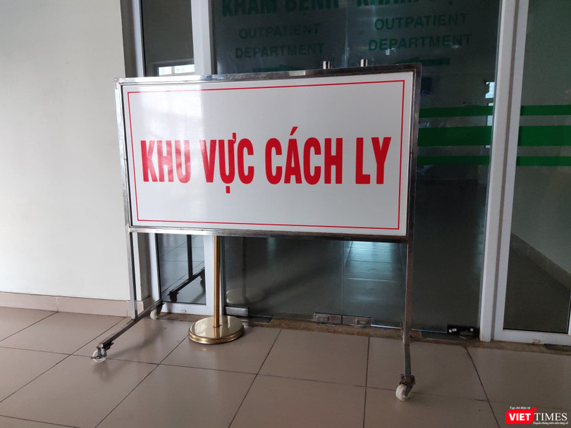 Khu vực cách ly (Ảnh: Minh Thúy) 