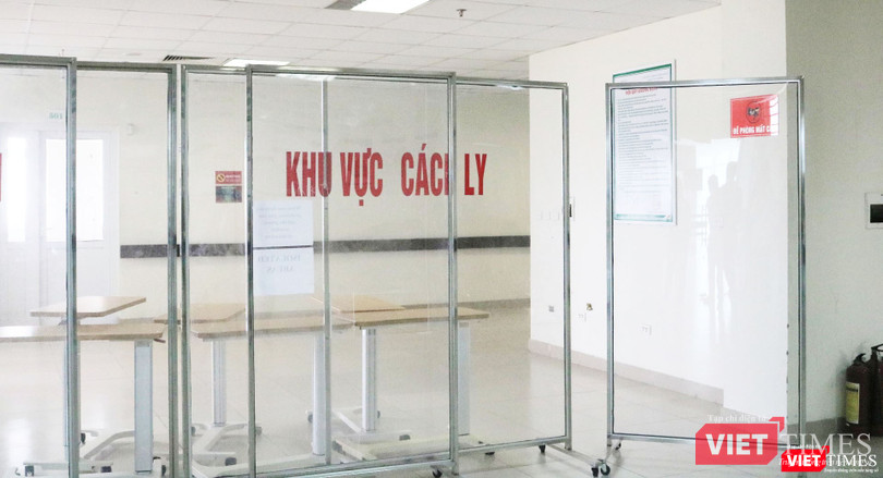 Khu vực cách ly (Ảnh: Minh Thuý)