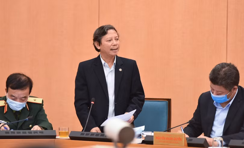 Ông Hoàng Đức Hạnh – Phó Giám đốc Sở Y tế TP. Hà Nội (Ảnh - UBND TP HN)