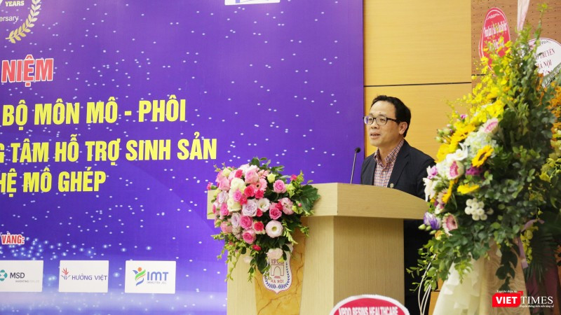 GS. TS. Tạ Thành Văn – Hiệu trưởng Trường Đại học Y Hà Nội. Ảnh: Minh Thúy 