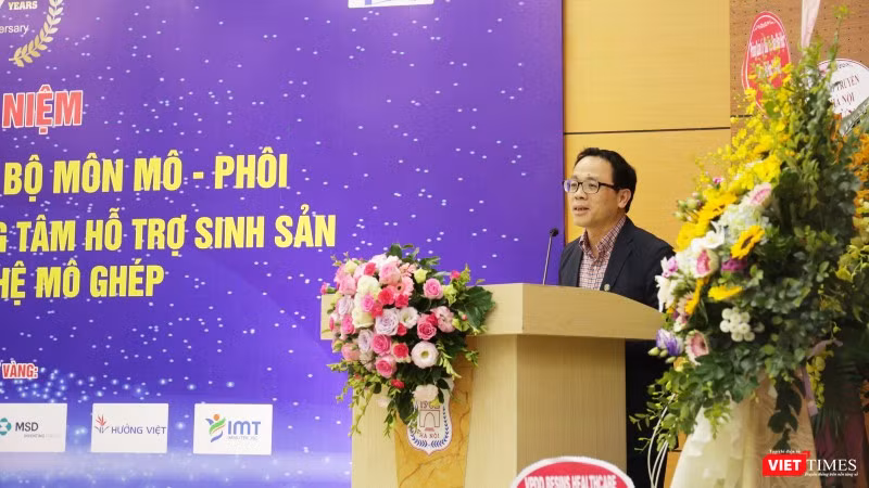 GS. TS. Tạ Thành Văn – Hiệu trưởng Trường Đại học Y Hà Nội. Ảnh: Minh Thúy 