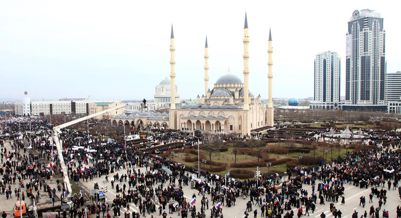 Grozny sau khi được Liên bang Nga xây dựng lại.