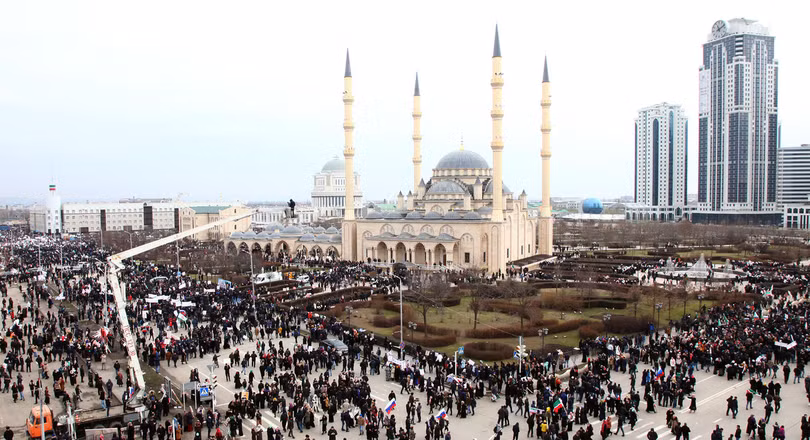 Grozny sau khi được Liên bang Nga xây dựng lại.