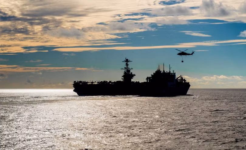 Tàu chiến Mỹ trên Biển Đông.