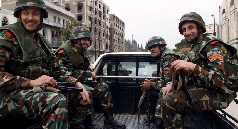 Binh sĩ quân chính phủ Syria.
