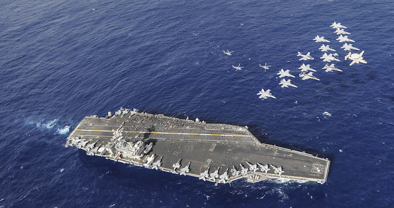 Tàu sân bay Mỹ luôn thường trực ở các điểm nóng trên thế giới