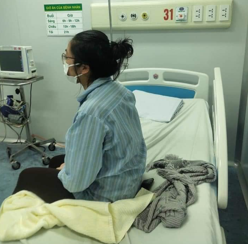 Bệnh nhân 17 mắc COVID-19 khi đang điều trị ở Bệnh viện Bệnh Nhiệt đới Trung ương (Ảnh: BVCC) 