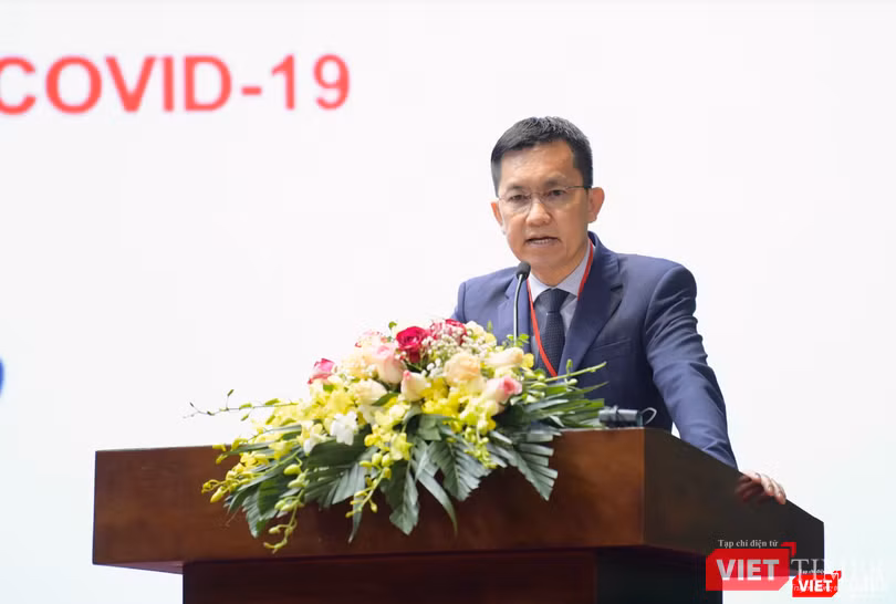 Ông Hồ Nhân - Tổng Giám đốc Công ty Cổ phần Công nghệ sinh học dược NANOGEN (Ảnh - Hoàng Anh)