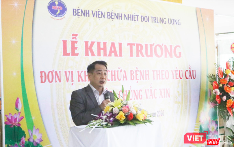 BS. CKII. Nguyễn Trung Cấp – Phó Giám đốc Bệnh viện Bệnh Nhiệt đới Trung ương (Ảnh: Minh Thuý)
