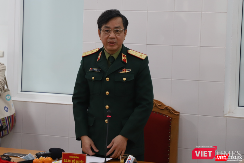 Trung tướng, GS. Đỗ Quyết – Giám đốc Học viện Quân Y (Ảnh: Minh Thuý)