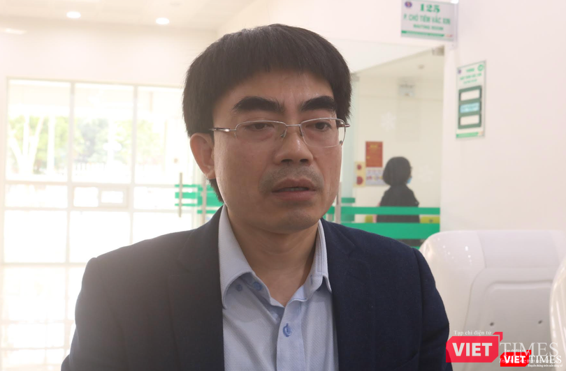 TS. BS. Vũ Minh Điền - Phó Giám đốc Trung tâm phòng chống dịch, Bệnh viện Bệnh Nhiệt đới Trung ương (Ảnh: Minh Thuý)