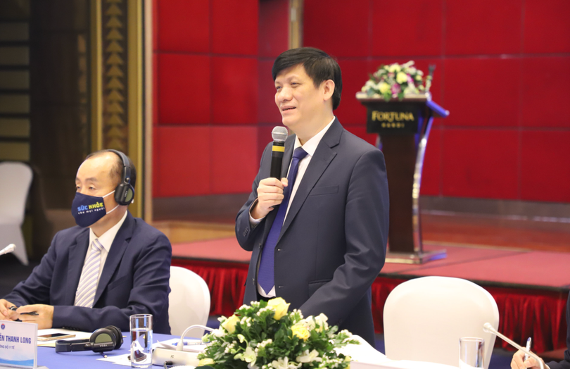 Bộ trưởng Bộ Y tế Nguyễn Thanh Long (Ảnh: Minh Thuý) 