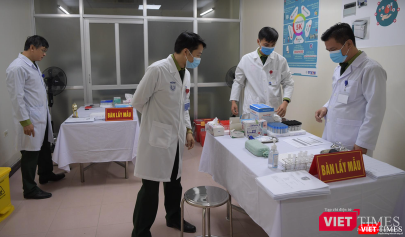 Học viện Quân Y đã chuẩn bị đầy đủ các trang thiết bị, cơ sở vật chất cho người tiêm thử nghiệm vaccine phòng COVID-19 (Ảnh: Minh Thuý)