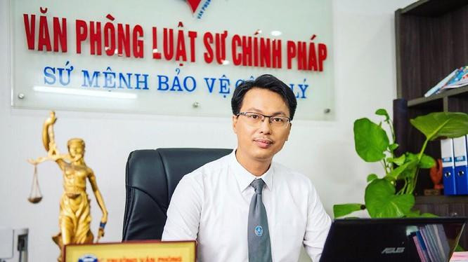 Luật sư Đặng Văn Cường - Trưởng Văn phòng Luật sư Chính Pháp (Ảnh - NVCC)
