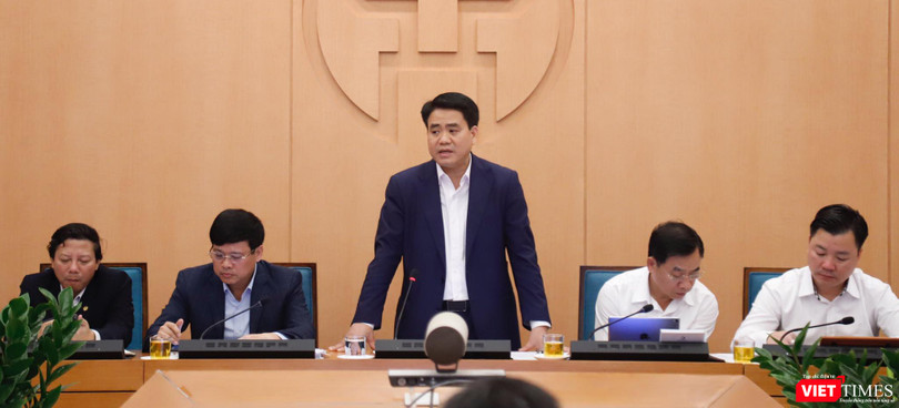 Ông Nguyễn Đức Chung – Chủ tịch UBND TP. Hà Nội. Ảnh: Minh Thúy 