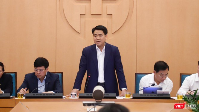 Ông Nguyễn Đức Chung - Chủ tịch UBND TP. Hà Nội. Ảnh: Minh Thúy 