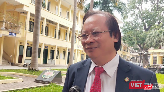 PGS. TS. Nguyễn Viết Nhung - Giám đốc Bệnh viện Phổi Trung ương (Ảnh - Minh Thuý)