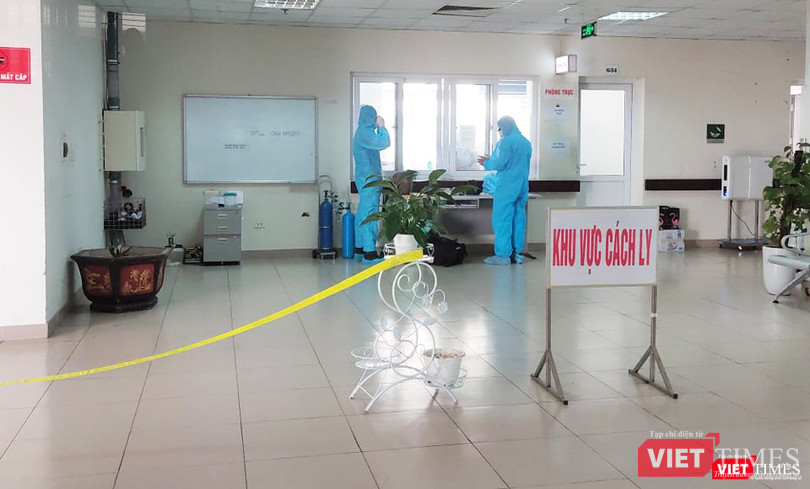 Khu vực cách ly phòng COVID-19 (Ảnh - Minh Thuý)