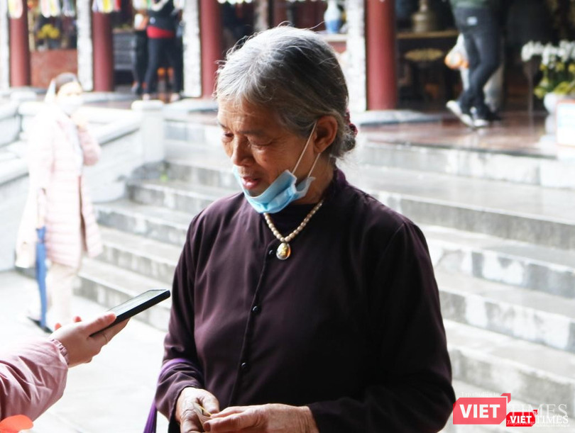 Bà N.T.K. (Ảnh - Hiếu Nguyễn)