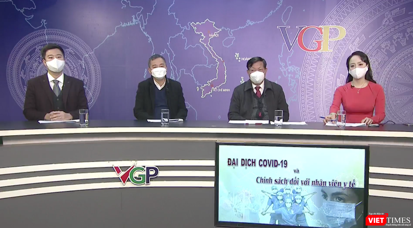 Toạ đàm đại dịch COVID-19 và chính sách đối với nhân viên y tế (Ảnh - Minh Thuý)